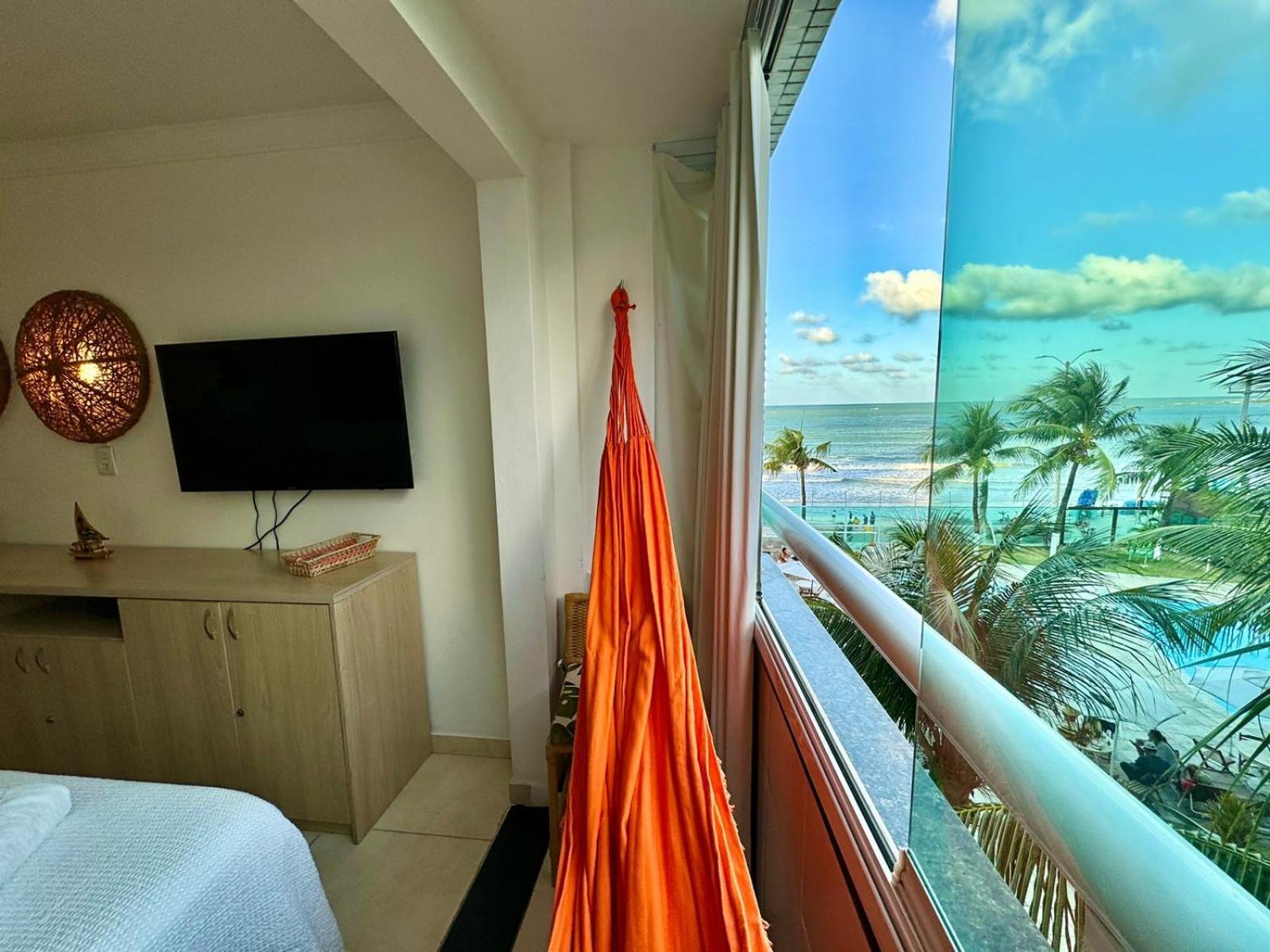 Edy Hospedagens Beira-Mar Flat 310 Com Vista Para O Morro Do Careca, Piscina E Localizacao Privilegiada ناتال المظهر الخارجي الصورة