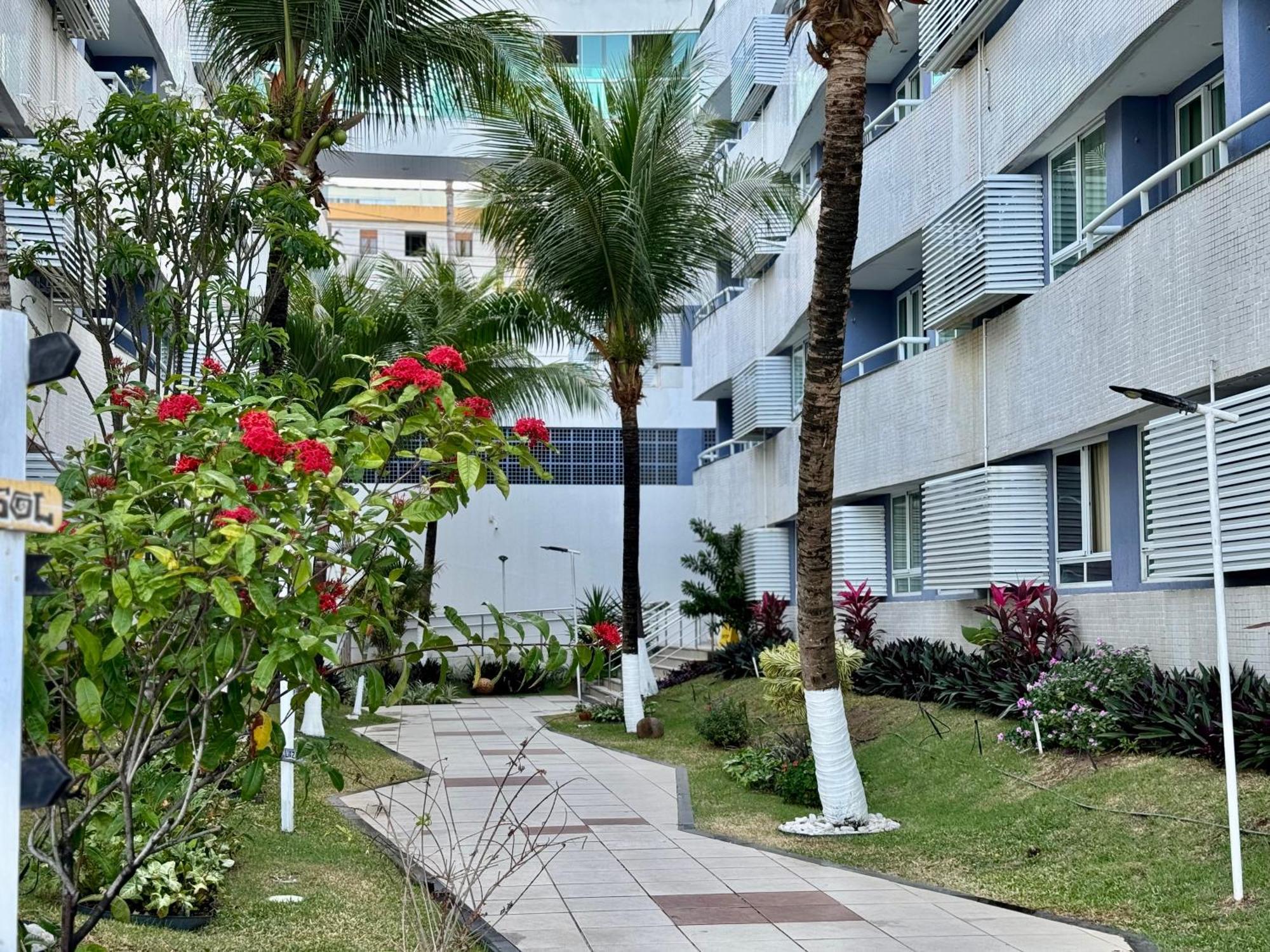 Edy Hospedagens Beira-Mar Flat 310 Com Vista Para O Morro Do Careca, Piscina E Localizacao Privilegiada ناتال المظهر الخارجي الصورة