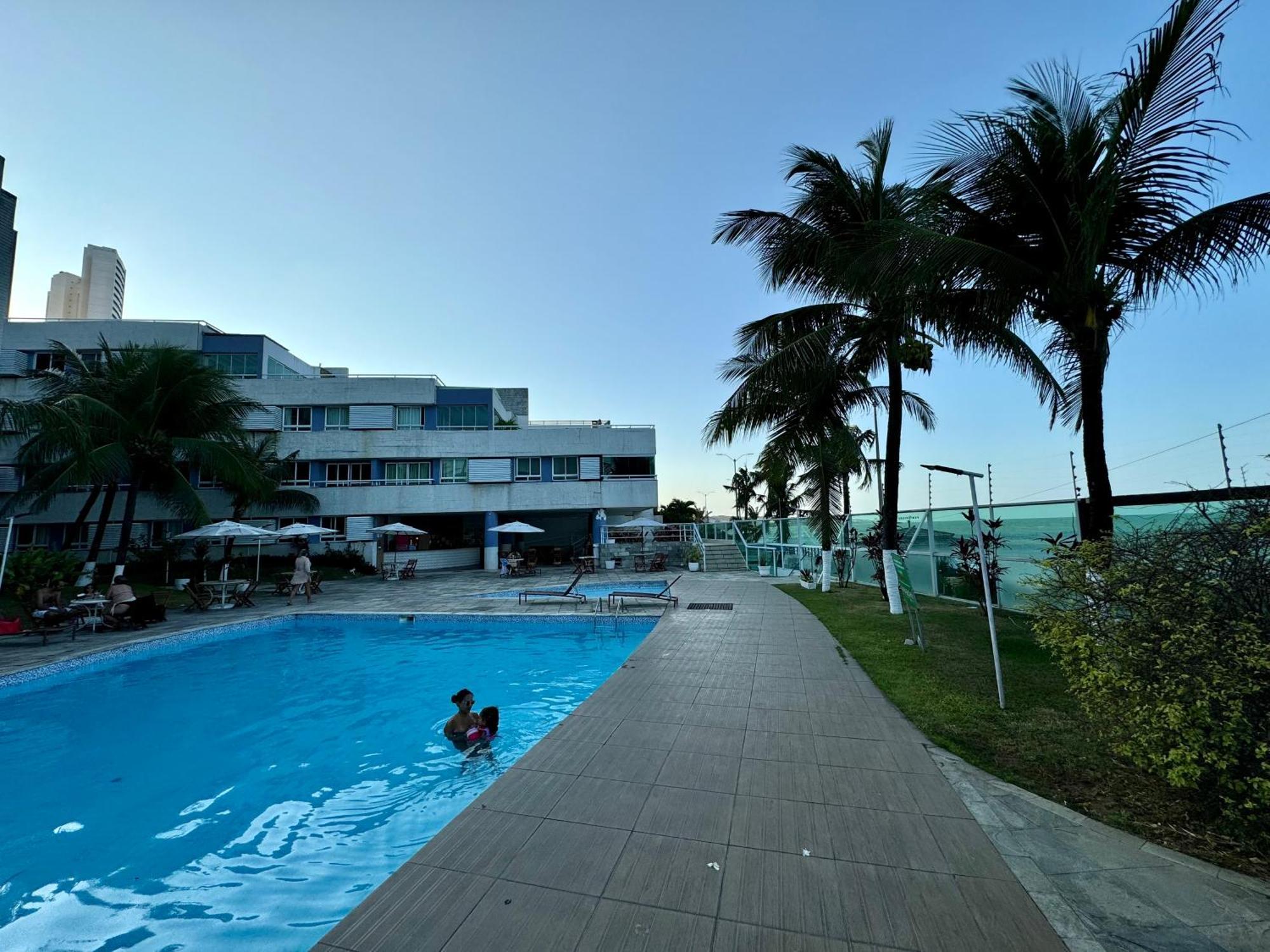 Edy Hospedagens Beira-Mar Flat 310 Com Vista Para O Morro Do Careca, Piscina E Localizacao Privilegiada ناتال المظهر الخارجي الصورة