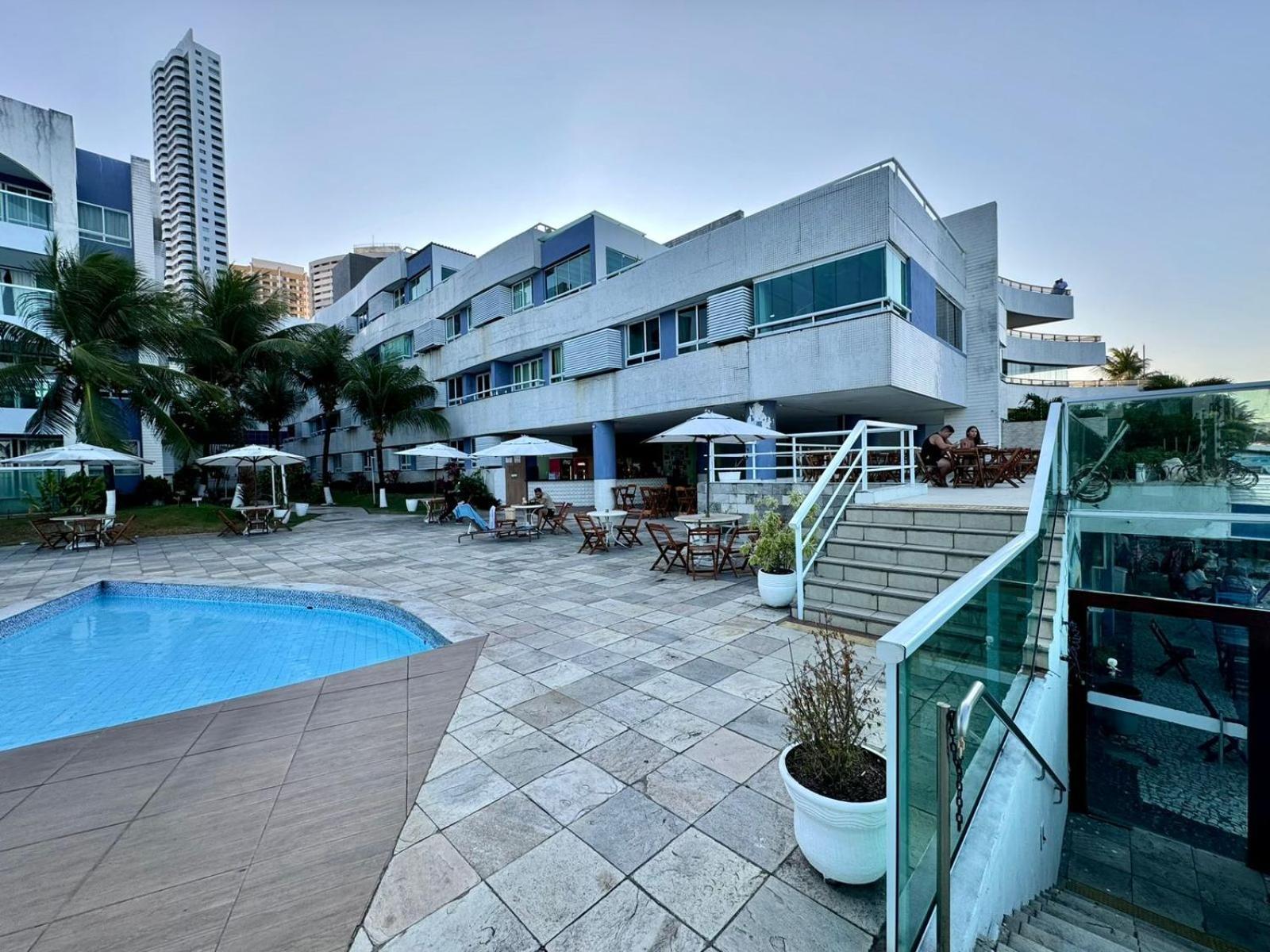 Edy Hospedagens Beira-Mar Flat 310 Com Vista Para O Morro Do Careca, Piscina E Localizacao Privilegiada ناتال المظهر الخارجي الصورة